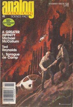 Seller image for ANALOG Science Fiction/ Science Fact: November, Nov. 1980 for sale by Books from the Crypt