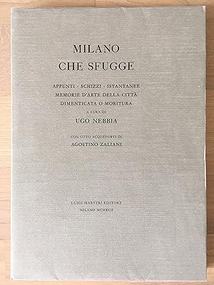 Milano che Sfugge Appunti - Schizzi - Istantanee - Memorie d'arte della città dimenticata o moritura