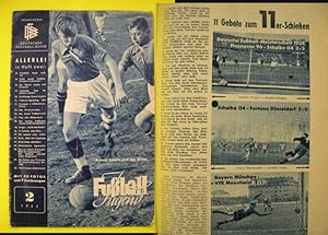 Fußball-Jugend Heft 2 - 1952, mit 30 Fotos und 7 Zeichnungen