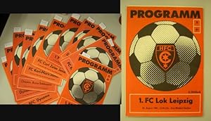 Programm: HFC - FC Rot-Weiß Erfurt, 19. September1981, Kurt-Wabbel-Stadion