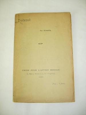 Seller image for TOLSTOI. for sale by Librairie La Perle Rare