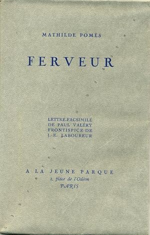 Imagen del vendedor de Ferveur. a la venta por Librairie Chretien