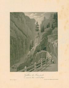 Bild des Verk�ufers f�r Gallerie du Trou perdu en venant de Tusis, route de Splugen. zum Verkauf von Wittenborn Art Books