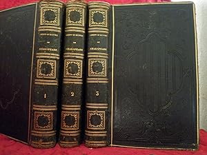 Seller image for CHEFS - D ' OEUVRES DE SHAKSPEARE Trois Volumes ( vers 1847 - 1848 ) for sale by LA FRANCE GALANTE