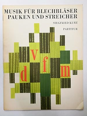 Musik für Blechbläser, Pauken und Streicher, op.36 - Partitur