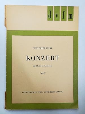 Konzert für Klavier und Orchester, Opus 32 - Partitur