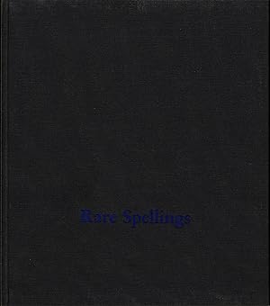 Roni Horn: Rare Spellings: Selected Drawings / Zeichnungen 1985-1992 [SIGNED]