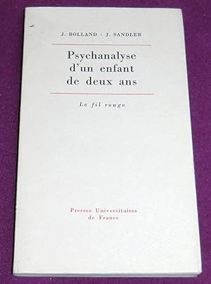 Image du vendeur pour PSYCHANALYSE D'UN ENFANT DE DEUX ANS mis en vente par LE BOUQUINISTE