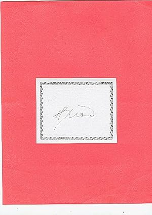 **SIGNED BOOKPLATES/AUTOGRAPH card by author/illustr HARRY BLISS**