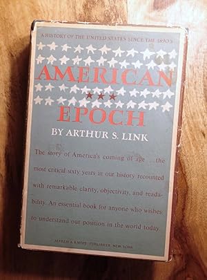 Seller image for AMERICAN EPOCH : A HISTORY OF THE UNITED STATES SINCE THE 1890'S for sale by 100POCKETS