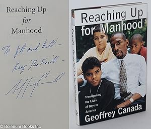 Immagine del venditore per Reaching up for manhood; transforming the lives of boys in America venduto da Bolerium Books Inc.