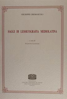 Seller image for SAGGI DI LESSICOGRAFIA MEDIOLATINA. Collectanea 24. for sale by EDITORIALE UMBRA SAS