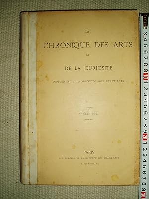 La chronique des arts et de la curiosité : supplément à la Gazette des beaux-arts : Année 1902