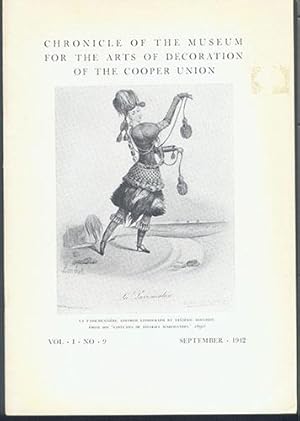 Chronicle of the Museum for the Arts of Decoration of the Cooper Union. Vol.1, No.9. Trimmings in...