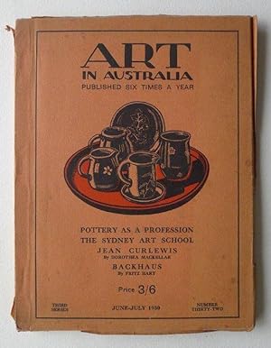 Art in Australia. Third Series No.32, June-July 1930.