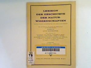 Seller image for Lexikon der Geschichte der Naturwissenschaften, Biographien, Sachwrter und Bibliographien for sale by books4less (Versandantiquariat Petra Gros GmbH & Co. KG)