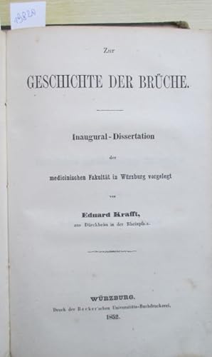 Zur Geschichte der Brüche. Inaugural - Dissertation.