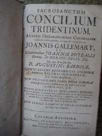 Imagen del vendedor de Sacrosanctum Concilium Tridentinum a la venta por Alte Bcherwelt