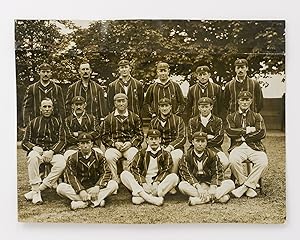 A vintage photograph (180 × 240 mm) of the 1912 South African Cricket Team 'at Lord's today'