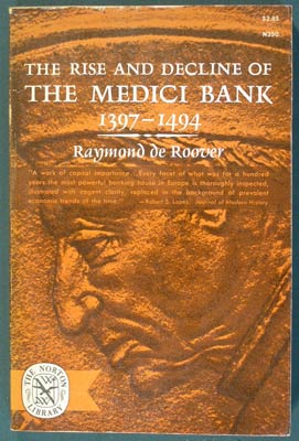 Immagine del venditore per The Rise and Decline of the Medici Bank 1397-1494 venduto da Kaaterskill Books, ABAA/ILAB