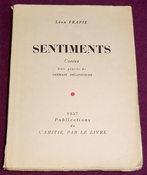 Bild des Verkufers fr SENTIMENTS Contes zum Verkauf von LE BOUQUINISTE