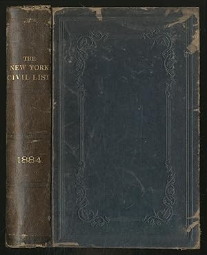 Bild des Verkufers fr Civil List and Constitutional History of the Colony and State of New York zum Verkauf von Between the Covers-Rare Books, Inc. ABAA