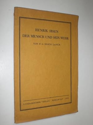 Bild des Verkufers fr Der Mensch und sein Werk. zum Verkauf von Stefan Kpper