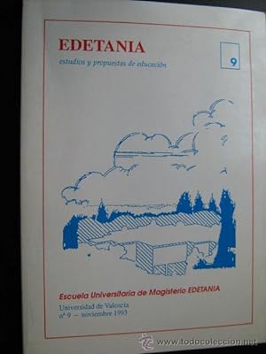 EDETANIA, ESTUDIOS Y PROPUESTAS DE EDUCACIÓN