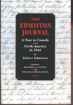 Image du vendeur pour The Edmiston Journal: A Tour in Canada and North America in 1844 [Paperback] mis en vente par CHARLES BOSSOM