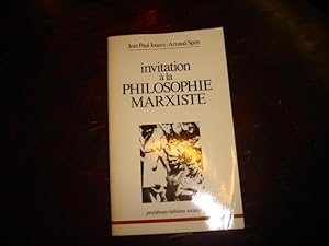 Imagen del vendedor de Invitation  la philosophie marxiste a la venta por Librairie FAUGUET