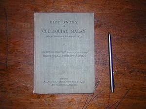 Imagen del vendedor de dictionary of colloquial malay ( malay-english & english-malay ) a la venta por Librairie FAUGUET