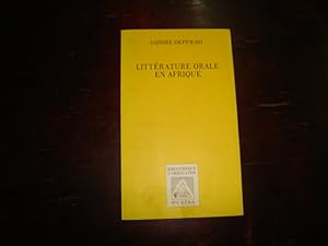 Immagine del venditore per Littrature orale en Afrique venduto da Librairie FAUGUET