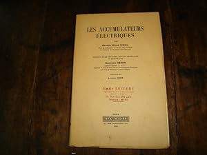 Seller image for Les Accumulateurs lectriques for sale by Librairie FAUGUET