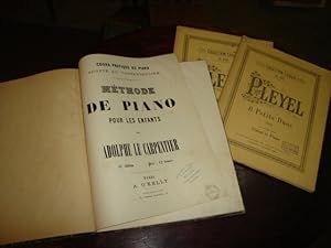 Immagine del venditore per Mthode de Piano pour les enfants. Cours pratique de Piano adopt au Conservatoire.Six petits duos pour deux violons venduto da Librairie FAUGUET