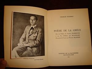 Imagen del vendedor de Posie de la Grce. a la venta por Librairie FAUGUET