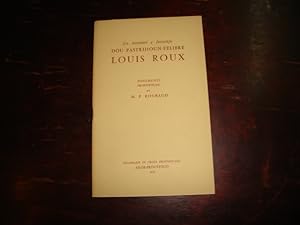 Seller image for En memori e lausenjo dou pastrihoun-felibre Louis Roux for sale by Librairie FAUGUET