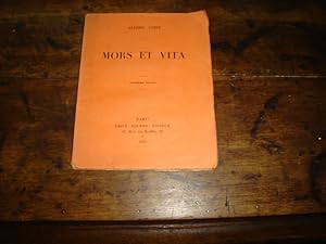 Imagen del vendedor de Mors et vita a la venta por Librairie FAUGUET