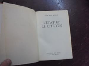 Imagen del vendedor de L'tat et le citoyen a la venta por Librairie FAUGUET