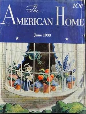 Bild des Verkufers fr THE AMERICAN HOME" June 1933 zum Verkauf von de KunstBurg