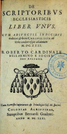 Immagine del venditore per De scriptoribus ecclesiasticis liber unus cum adiunctis indicibus ( ) venduto da de KunstBurg