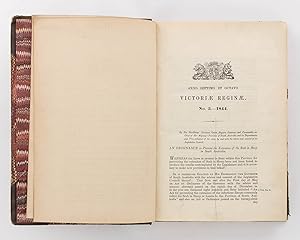 The Acts and Ordinances of South Australia . A bound volume containing Numbers 3, 8 and 17 of 184...