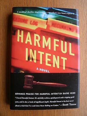 Seller image for Harmful Intent for sale by Scene of the Crime, ABAC, IOBA