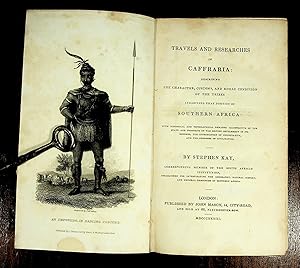 Seller image for TRAVELS AND RESEARCHES in CAFFRARIA; describing the character, customs, and moral condition of the tribes . (1st ed) for sale by Quiet Friends  IOBA