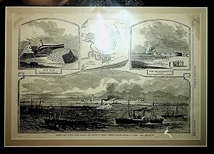Seller image for GENERAL VIEW OF SHIP ISLAND, SHOWING THE LANDING OF GENERAL PHELPS'S BRIGADE (sketched by our Special Artist) for sale by Quiet Friends  IOBA