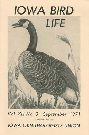 Seller image for Iowa Bird Life - Volume 41 Number 3 - September 1971 for sale by The Haunted Bookshop, LLC