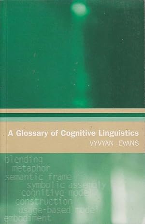 Seller image for A Glossary of Cognitive Linguistics for sale by Mr Pickwick's Fine Old Books