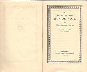Seller image for THE ADVENTURES OF DON QUIXOTE for sale by Libreria 7 Soles