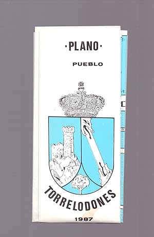 Imagen del vendedor de MAPA, PLANO DEL PUEBLO DE TORRELODONES - primer mapa callejero editado en la historia de Torrelodones - AO 1987 a la venta por Libreria 7 Soles