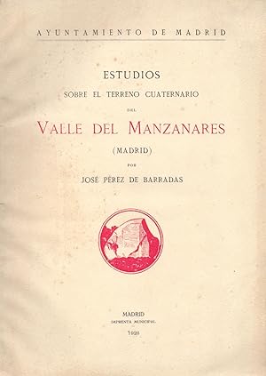 Image du vendeur pour ESTUDIOS SOBRE TERRENO CUATERNARIO DEL VALLE DEL MANZANARES mis en vente par Libreria 7 Soles
