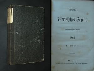 Bild des Verkufers fr Deutsche Vierteljahrs-Schrift. 25. Jahrgang 1862. 3. Heft. zum Verkauf von Antiquariat Kretzer